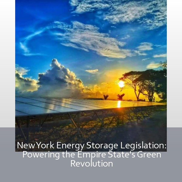 New York Energy Storage Legislation: Powering the Empire State's Green Revolution